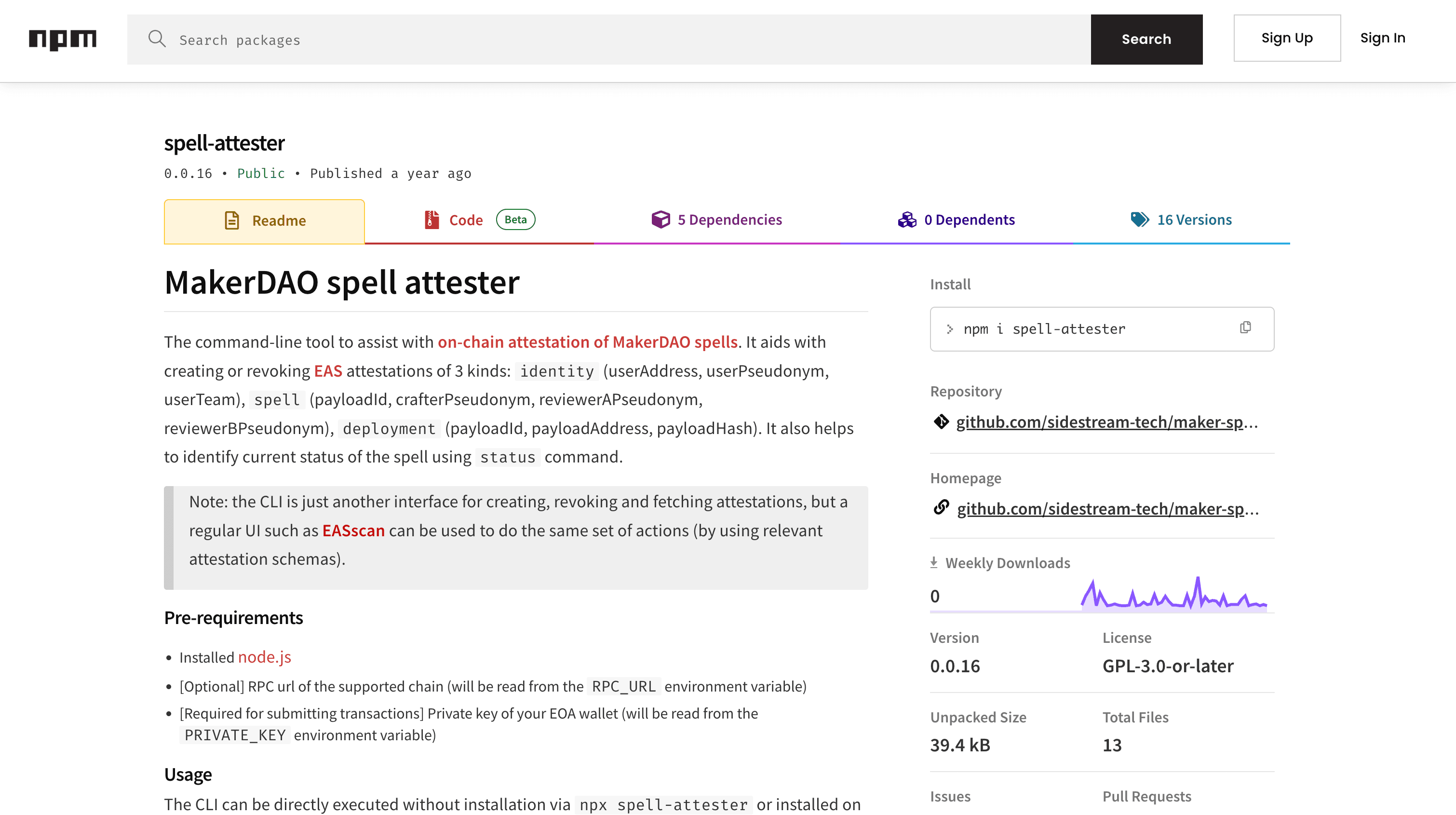 Spell Attester